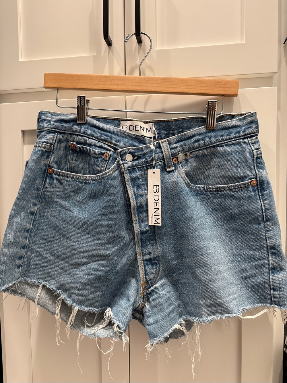 EB Denim Crossover Levi’s Jean Shorts